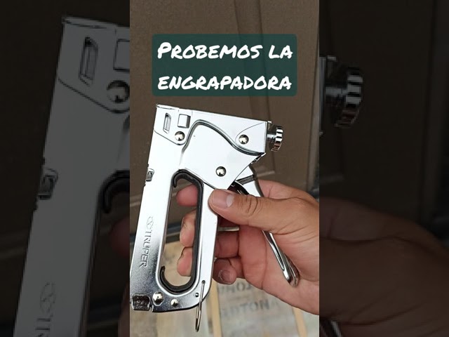 Vídeo relacionado con Grapadora de clinchado hacia afuera, manual, trabajo pesado