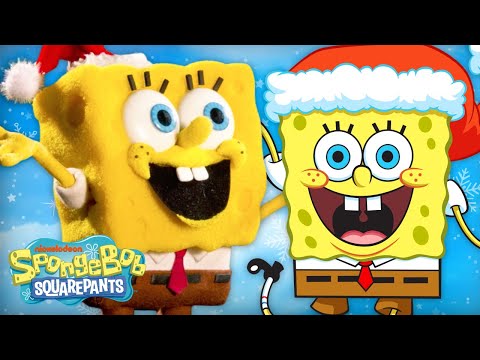 One Moment from EVERY SpongeBob Christmas Special ☝️ | 15 Minute Compilation | SpongeBob