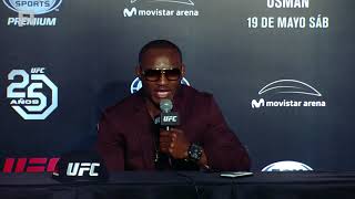 UFC Fight Night Santiago: Kamaru Usman - Woodley, Covington, Dos Anjos are Easier Fights than Maia
