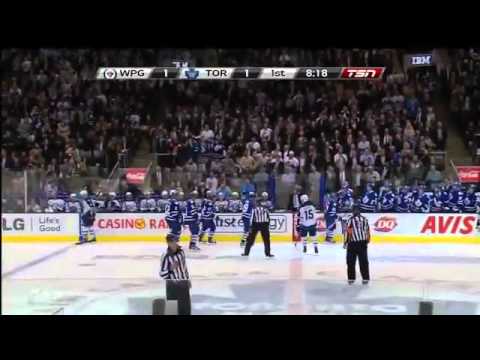 Jets @ Leafs - Joffrey Lupul Goal