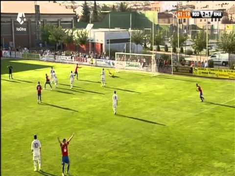 SEGUNDA B. RESUMEN GOLES LA RODA - REAL MADRID CASTILLA (4-2) TEMPORADA 2011-2012