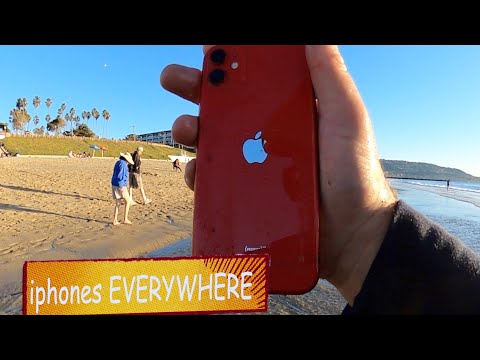 The Beach was Raining iPhones and Rings #beachmetaldetecting #beach