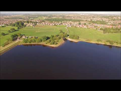 Flying around Ardsley Reservoir - Drone: DJI Phantom 3 Pro