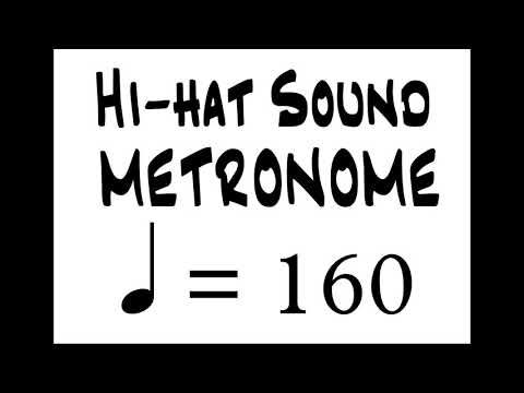 BPM 160 Hi Hat Sound Metronome