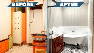 130-Year-Old Bathroom Renovation! Country Cottage Renovation Australia