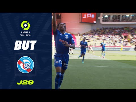 But Lebo MOTHIBA (32' - RCSA) AS MONACO - RC STRASBOURG ALSACE (4-3) 22/23