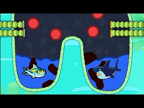 New save the fish game / New updated save  fish pull the pin mobile game / level 11694 - 11711