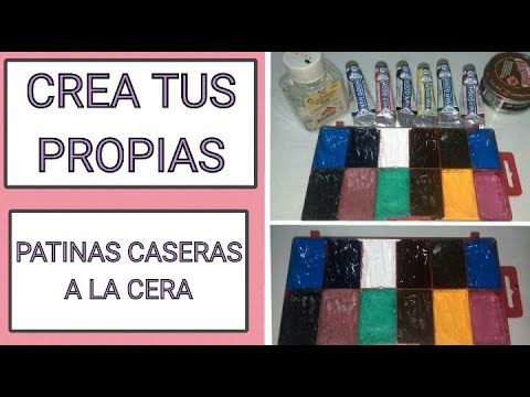 Crea TUS Propias Patinas Caseras A LA Cera,Para TUS Manualidades-homemade patina