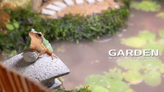 Making Japanese Garden Walkway for Tiny Frog and Jumping Spider