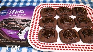 Toaster Oven Cookies~Pillsbury Melts Molten Fudge Cookies Review
