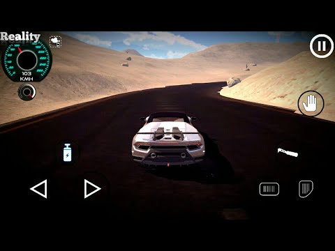 Desert Car Driving Simulator | Lamborghini Gallardo Driving Desert | Android IOS - Gameplay