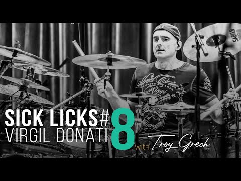 Sick Licks #8 - Virgil Donati Triplet Groove - Drum Lesson