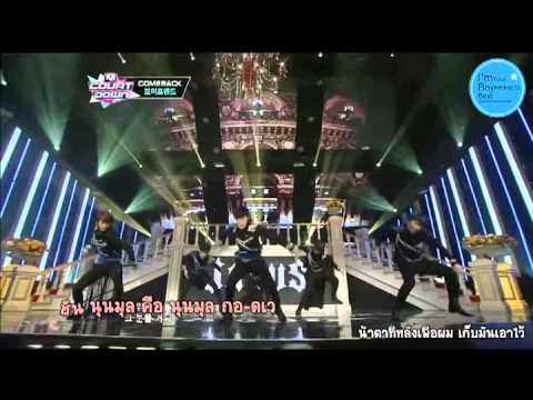 [Karaoke-THSUB] 121108 Boyfriend - Janus@M!Countdown