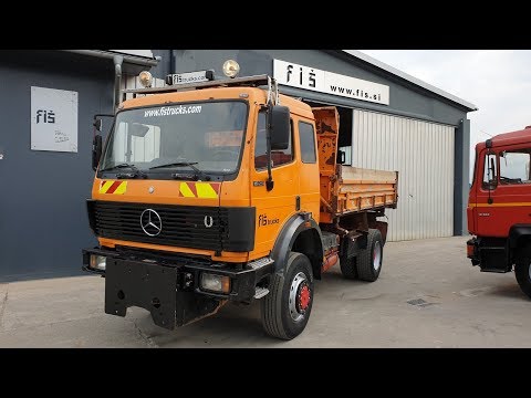 MERCEDES BENZ SK 1929 AK 4X4 TIPPER - FIŠ TRUCK SLOVENIA