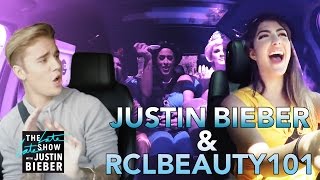 Justin Bieber & Rclbeauty101 Carpool Karaoke