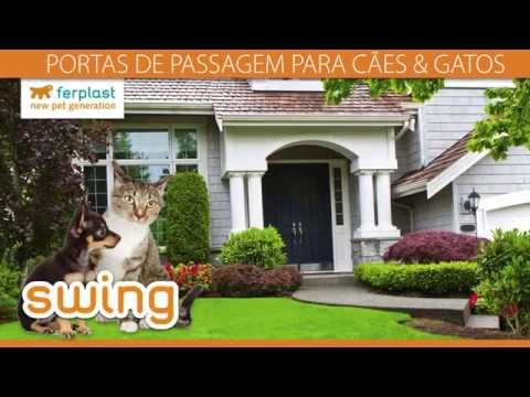 Миниатюра изображения товара Электронная дверца для животных Ferplast Swing Microchip / 72090011 (белый)