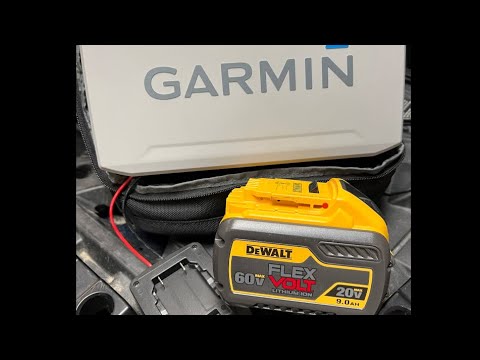 Garmin Livescope | Ice Fishing Bundle |SUPER EASY - Alternative Battery Setup