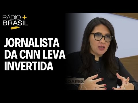 JORNALISTA DA CNN LEVA INVERTIDA DE ROGÉRIO MARINHO