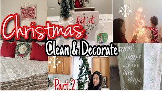 CHRISTMAS 2021 CLEAN & DECORATE| ADRIANA LOVIE