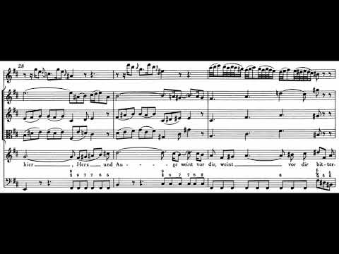Bach: Erbarme dich, mein Gott (w. Score)