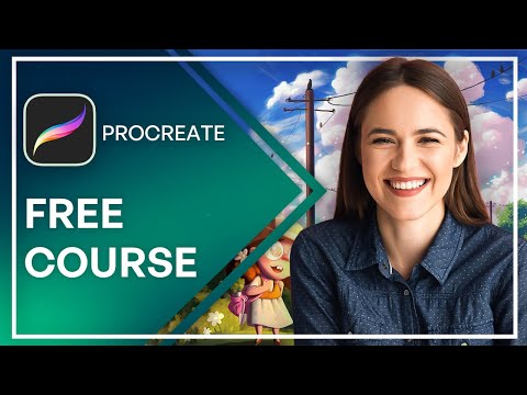 Free Procreate Course for Beginners (Graphic Design and Illustration Tutorial)