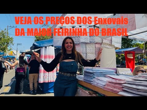 VEJA OS PREÇOS FANTÁSTICOS DOS ENXOVAIS DA FEIRINHA DE IBITINGA-SP