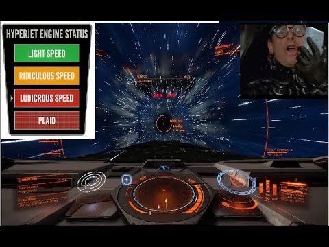 Elite Dangerous - Spaceballs parody: Ludicrous speed! GO!