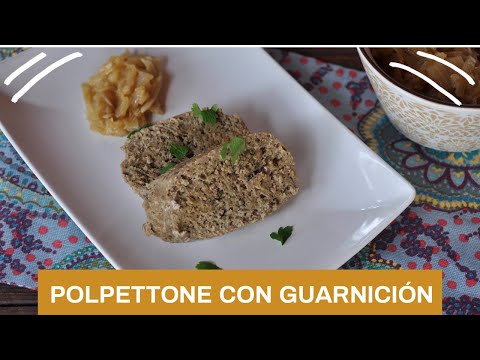 Popettone con guarnición de cebolla