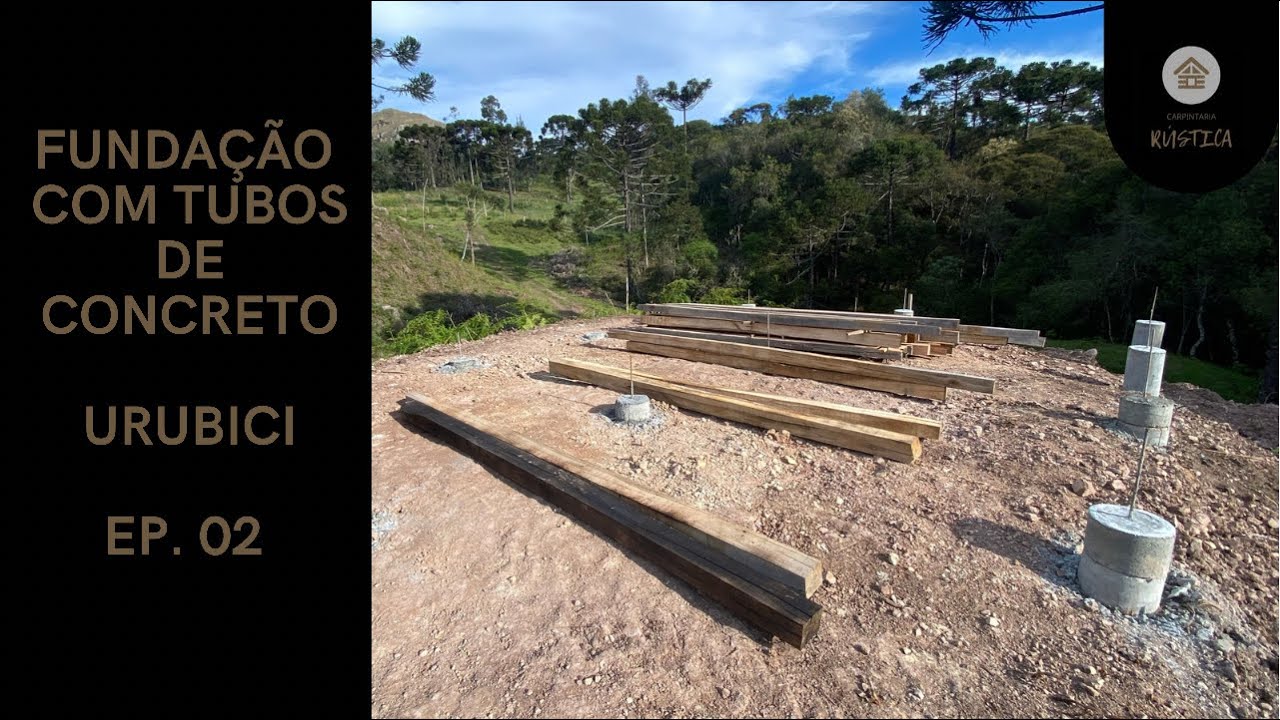 COMO FAZER FUNDAÇÃO DE UM JEITO ECONÔMICO! | EP. 02 | Pilotis de Tubos de concreto.