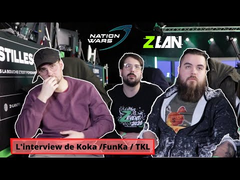 L'interview de Koka, FunKa et TKL (Zlan, Nation Wars, SC2, Rap)