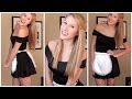 French Maid Halloween Hair Make Up Costume