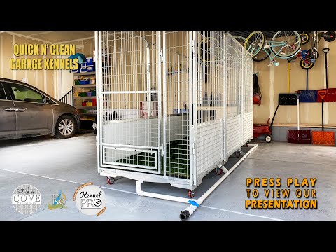 K9 Kennel Store Quick n Clean Garage Kennel System