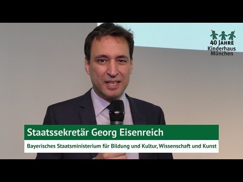 40 Jahre Kinderhaus München: Interview Staatssekretär Georg Eisenreich
