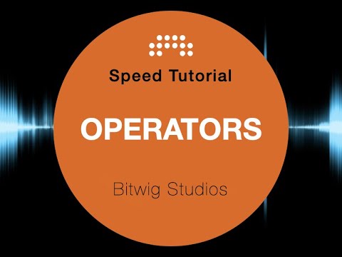 Bitwig 4 - Operators - Tutorial in 90 seconds