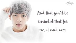 BTS [방탄소년단] V - Someone Like You (ENG Cover Lyric Video)