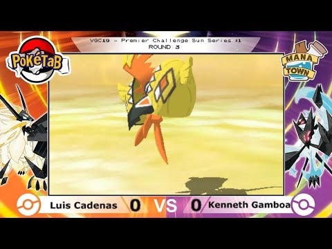 Luis Cadenas VS Kenneth Gamboa - RONDA 3 VGC19 Premier Challenge Sun Series #1