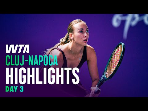 Day 3 in Cluj-Napoca featuring Potapova, Cristian, Wang and more | WTA Match Highlights
