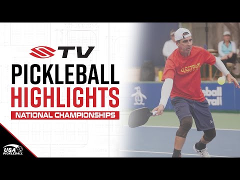Dayne Gingrich's Behind The Back Pickleball Highlight - USA Pickleball National Championships