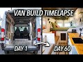 60-Day VAN BUILD TIMELAPSE | DIY PROMASTER (Vanlife)
