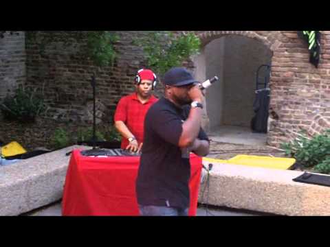 Freddie Bruno performs at SHSU's Party at the Pit