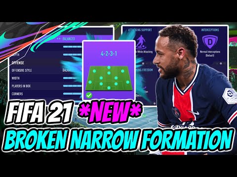 FIFA 21 *NEW* Most Meta Narrow Formation | 4231 Custom Tactics/Instructions | POST PATCH | FUT 21!!