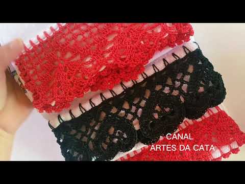 RENDA EXTRA FAÇA E VENDA - PANOS DE PRATO COM BICO DE CROCHÊ