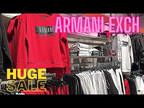PROMOÇÃO DE ROUPAS no ARMANI EXCHANGE OUTLET | CAMISAS ARMANI EXCHANGE VENDA Até 50% OFF 2022