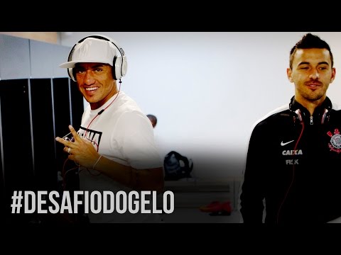 Ralf toma banho de gelo e desafia Paulinho