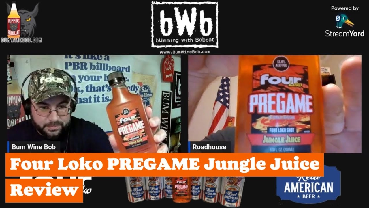 🚨 BREAKING NEWS 🚨  Four Loko PREGAME Jungle Juice Review