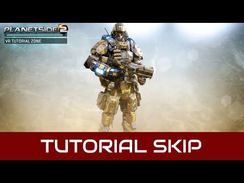 PLANETSIDE 2 🌐 Quitting Tutorial & Joining Friends! (VR Training Zone Skip)[Step 1]