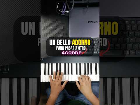 A beautiful ornament to move on to another #piano chord