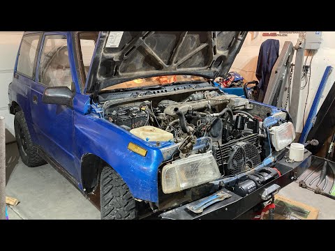 Installing Power steering and Air Conditioning on a Geo Tracker