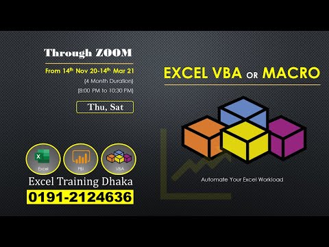 Excel VBA Curriculum