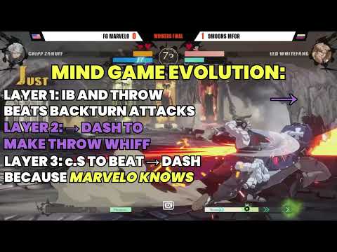 Marvelo (CH) vs MFCR (LE) | Just Frame Breakdown Guilty Gear Strive